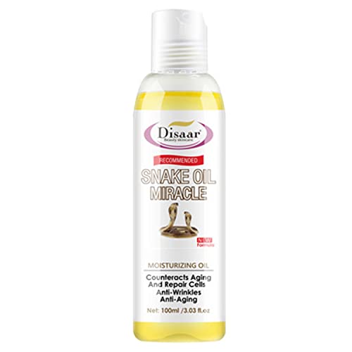 DISAAR Beauty Snake Moisturizing Oil Anti-Aging Anti-Wrinkles Repair Cells Replenish Easy Absorbs 100ml/3.03fl.oz