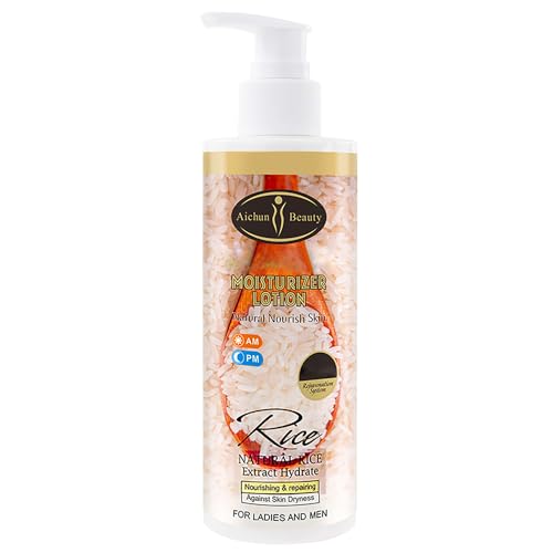 AICHUN BEAUTY Natural Rice Extract Hydrate Moisturizer Lotion Nourish Skin Rejuvenation System 230ml / 7.78fl.oz