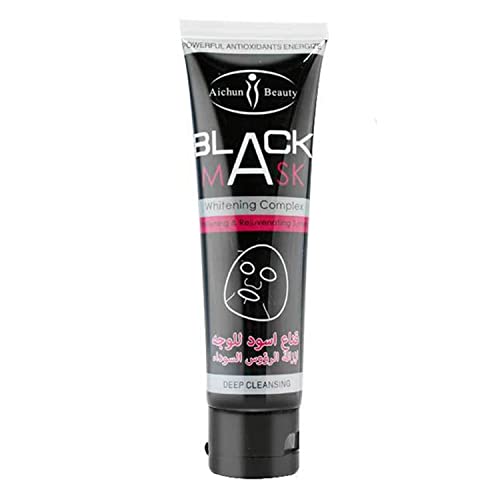 AICHUN BEAUTY Blackhead Facial Mask, Peel Off Mask,Blackhead Remover Black Mask Deep Clean Mask, Bamboo Charcoal Deep Cleansing Blackhead Remover Purifying Peel Face Mask 100ml
