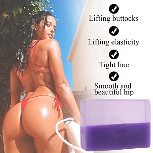 AICHUN BEAUTY Hip Up Firming Essence Soap Improve Hip Dark Yellow Nourishing Repair Enhance Hip Elastic Hand Cold-pressed Made 100g 3.38fl.oz