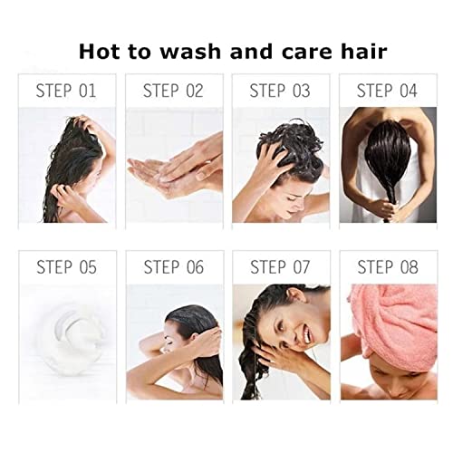 DISAAR BEAUTY Hair Shampoo Anti-Hair Loss Hair Growth Ginger Extract Regrowth Repair Clean Scalp Regeneration Plant Dye Herbal Treatment 200ml / 6.76fl.oz