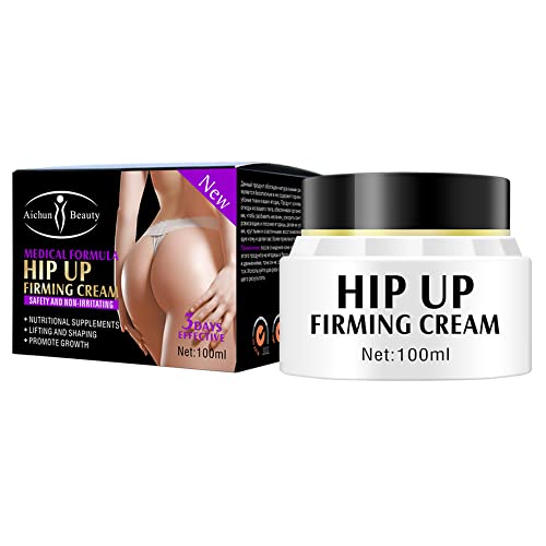 AICHUN BEAUTY Hip Up Firming Cream Non-Irritating Lifting Shaping Promote Growth 3 Days Effective 100ml 3.4oz