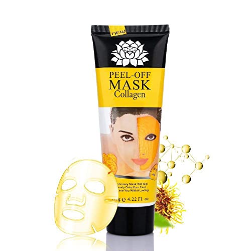 AICHUN BEAUTY 24k Gold Peel-off Collagen Facial Mask Anti-Wrinkle Face Masks Skin Care Face Lifting Firming Moisturize 120g 4.22 Fl.oz