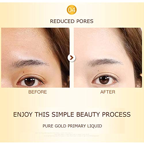 VENZEN 24k Pure Gold Luxurious Primary Liquid Glycerin Improves Hydration 100ml