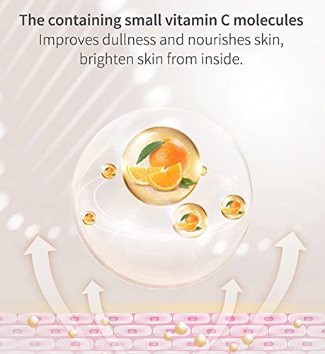 DISAAR Beauty Skincare Vitamin C Facial Wash Foam Hyaluronic Acid Berry Glutathione Moisturizing Cleaning Anti-Acne Oil Control Essence 100ml