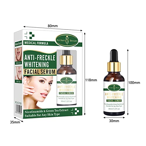 AICHUN BEAUTY Facial Serum Anti-Freckle Essence Nicotinamide Green Tea Extract Moisturizing Smooth Delicate 30ml/1fl.oz