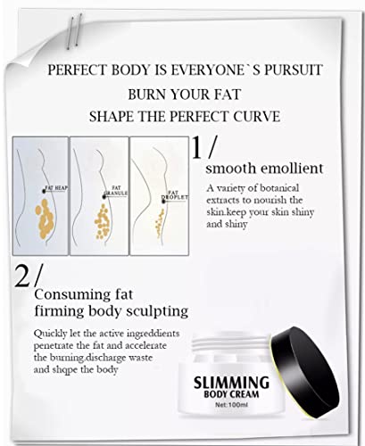 AICHUN BEAUTY Slimming Body Cream Burning Fat Shrinking Firming Reducing Wrinkles Non-Irritating 3 days Effective 100ml 3.4 oz