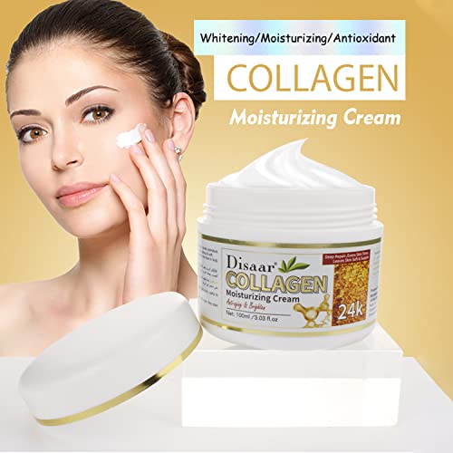 DISAAR Beauty Collagen Moisturizing Cream Anti-Aging Anti-Wrinkle Hydrates Repair Skin 100ml/3.03fl.oz