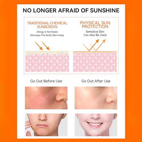 DISAAR BEAUTY SPF 60 PA+++ Vitamin C Serum Sunscreen Spray Calming Repair UVA/UVB Extra Protect Hydrates Orange Extract 160ml / 5.41fl.oz
