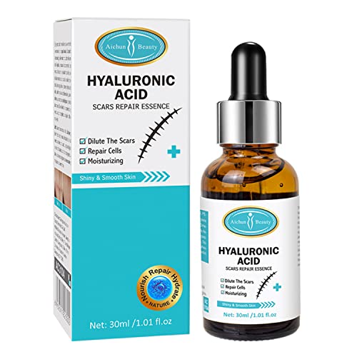 AICHUN BEAUTY Hyaluronic Acid Scars Repair Essence Repair Cells Serum Moisturizing Essential Oil Skin Scar Removal Nourish Hydrate 30ml/1.01fl.oz
