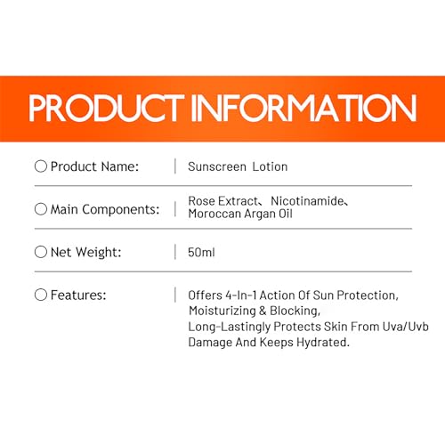 DISAAR BEAUTY Sunscreen Lotion SPF 90 PA+++ Sweatproof UVA/UVB Protection Waterproof Moisturizing Skin 50ml / 1.69fl.oz