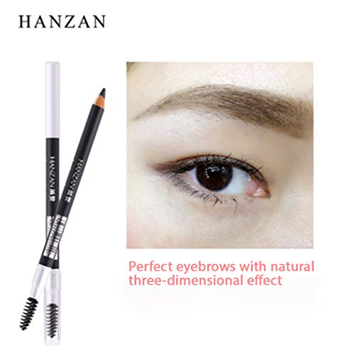 HANZAN Waterproof Eye Brow Eyeliner Eyebrow Pen Pencil Makeup Cedar Wood Cosmetic Tool