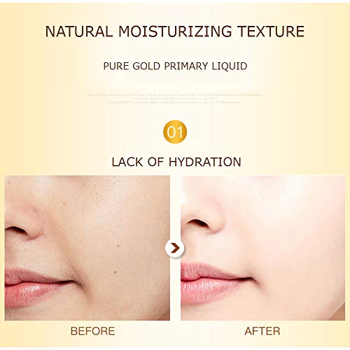 VENZEN 24k Pure Gold Luxurious Primary Liquid Glycerin Improves Hydration 100ml