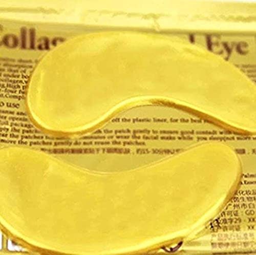 AICHUN BEAUTY 10/20/30/40/100 Pairs Crystal 24K Gold Powder Gel Collagen Eye Mask Patch, Anti Ageing, Remove Bags, Puffiness, Skincare, Anti Wrinkle, Moisturising