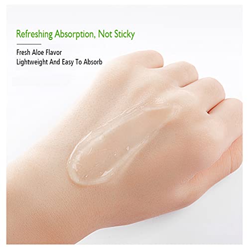 DISAAR Beauty 92% Aloe Vera Moisturizing Gel Soothing Primer Repair Acne Spots Prevents Rough Skin 300ml/10.43fl.oz