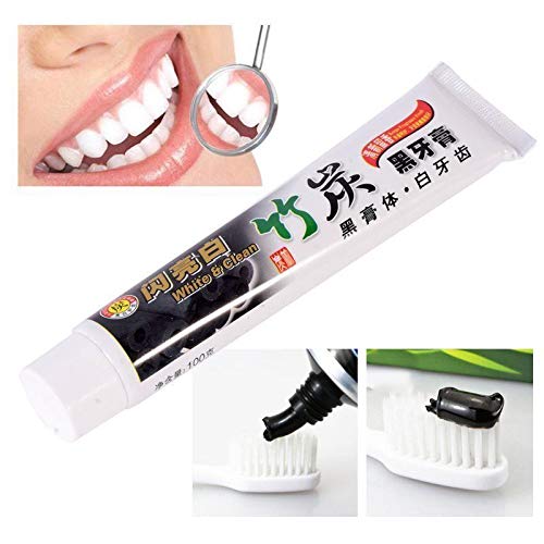 DISAAR BEAUTY Bamboo Charcoal Toothpaste Whitening Formula Fresh Breath Whitener Effect 100g