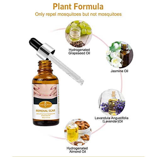 Aichun Beauty Removal Scar Premium Compound Essential Oil Repair Cells Reduces Scars Resists Acnes 30ml/1fl.oz