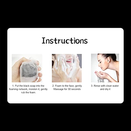 AICHUN BEAUTY Black Soap Gluta Acid Dead Sea Mud Minerals Deep Cleansing Acne & Oil Skin Nourishing Removes Dead Skin Cells 78g/2.75fl.oz