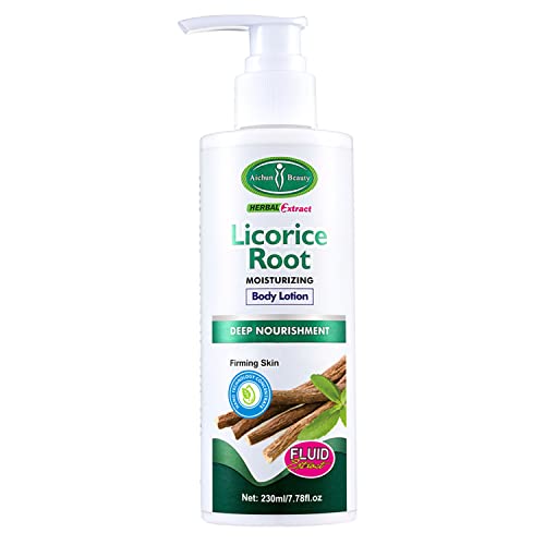AICHUN BEAUTY Licorine Root Moisturizing Body Lotion Deep Nourishment Firming Skin Softens Repair Herbal Extract 230ml / 7.78fl.oz
