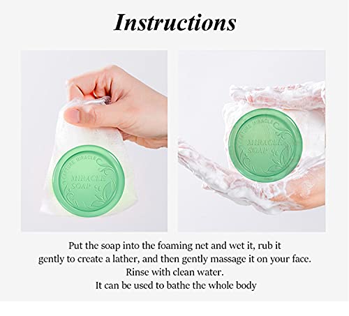 AICHUN BEAUTY Handmade Essence Soap Deep Cleaning Moisturizing Repair Oil Control Skincare 100ml