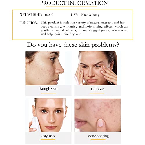 AICHUN BEAUTY Peeling Gel Face Body Removes Skin Aging Keratine Deep Cleaning Moisturizing Refresh Skin Smooth 100ml