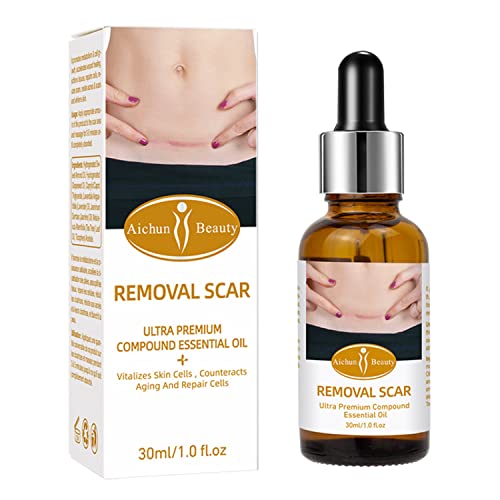 Aichun Beauty Removal Scar Premium Compound Essential Oil Repair Cells Reduces Scars Resists Acnes 30ml/1fl.oz