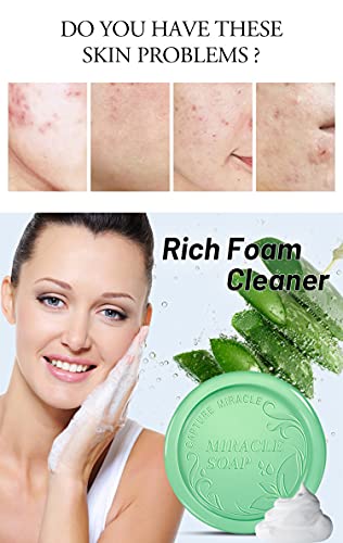 AICHUN BEAUTY Handmade Essence Soap Deep Cleaning Moisturizing Repair Oil Control Skincare 100ml