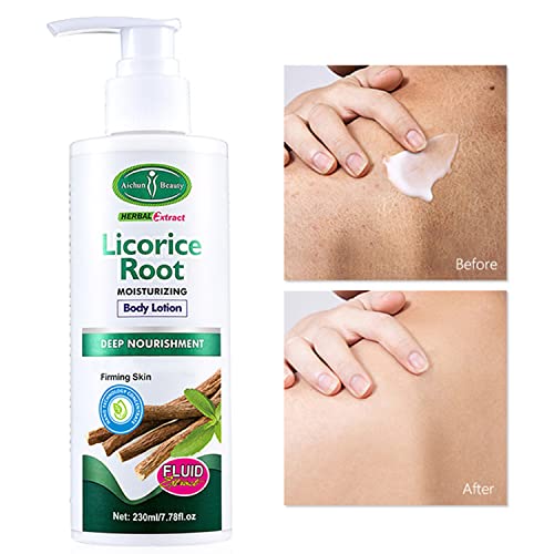 AICHUN BEAUTY Licorine Root Moisturizing Body Lotion Deep Nourishment Firming Skin Softens Repair Herbal Extract 230ml / 7.78fl.oz