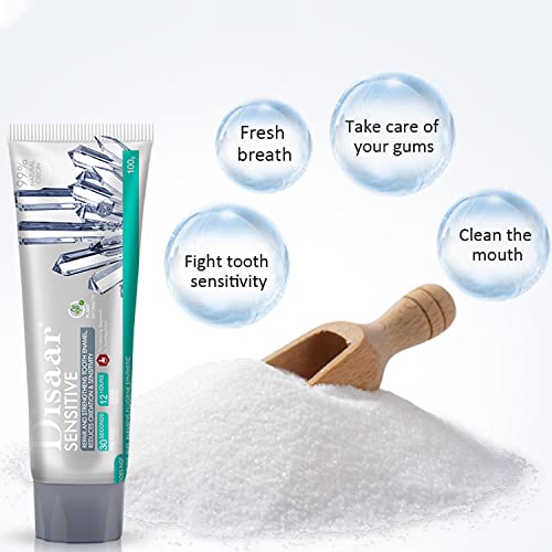 DISAAR BEAUTY Natural Toothpaste Sensitive Repair Strengthens Tooth Enamel Reduces Oxidation Sensitivity Fast Cleaning Teeth 100g/3.52oz
