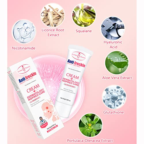 AICHUN BEAUTY Anti-Freckle Cream Cleansing Skin Care Fix Sunburn Makes Skin Silky Smooth 20g / 0.68fl.oz
