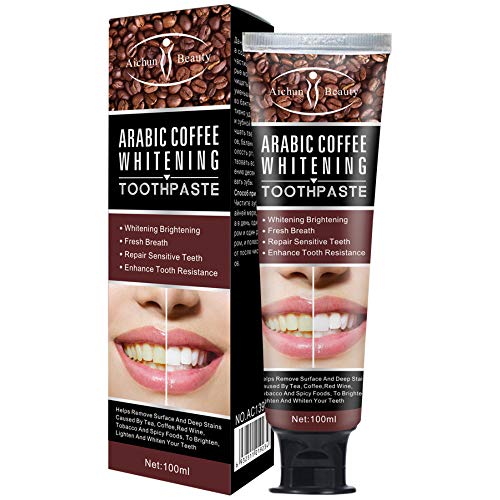 AICHUN BEAUTY Arabic Coffee Toothpaste Fresh Breath Repair Sensitive Teeth Enhance Tooth Resistance Clean Tooth Roots 100ml