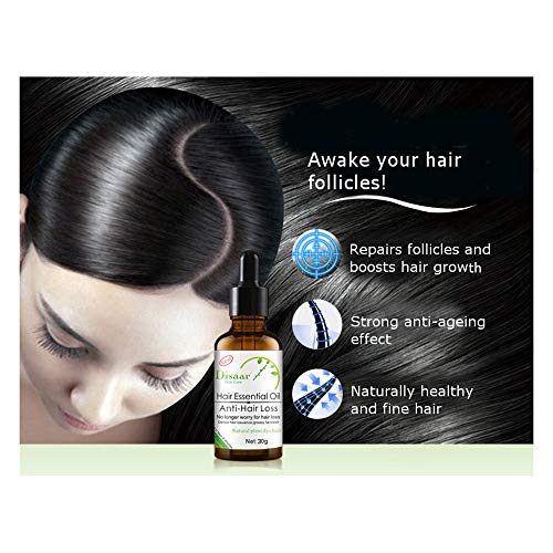 DISAAR BEAUTY Hair Growth Essential Oil Natural Plant Dry Growth Essence Anti Hair Loss Scalp Treatments Genseng Raise Dense 30g