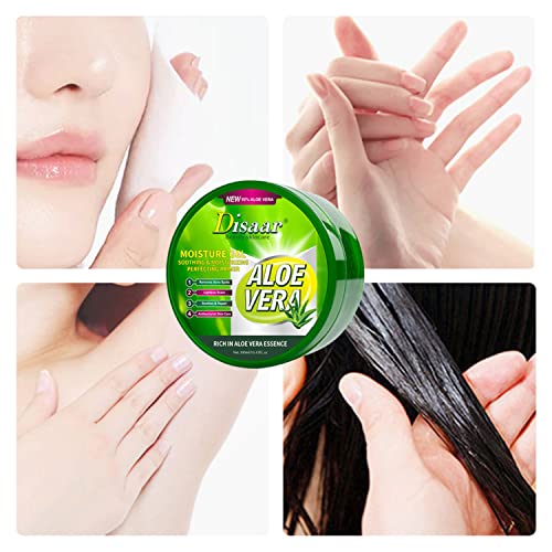 DISAAR Beauty 92% Aloe Vera Moisturizing Gel Soothing Primer Repair Acne Spots Prevents Rough Skin 300ml/10.43fl.oz
