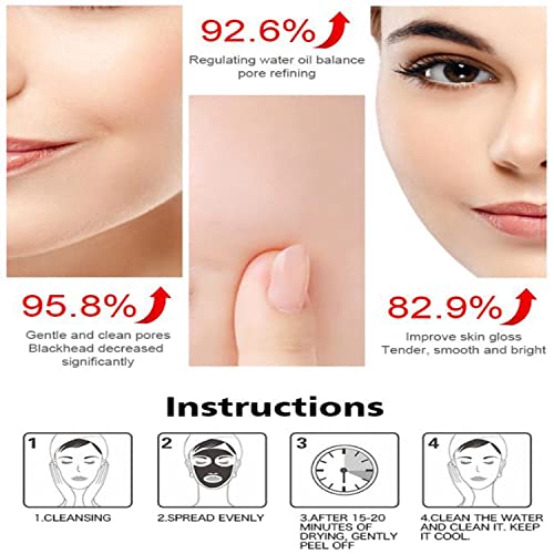 AICHUN BEAUTY Ice Cream Facial Wash Off Mud Mask Oil-Control Deep Cleaning Moisturizing Exfoliation Blackhead Skin Care 100g 3.38FL. OZ