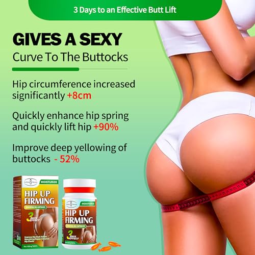AICHUN BEAUTY Hip Up Firming Lifting Essensial Oil Capsules 3 Days Effect Moisturizing Nourishing 400mg x 90pcs