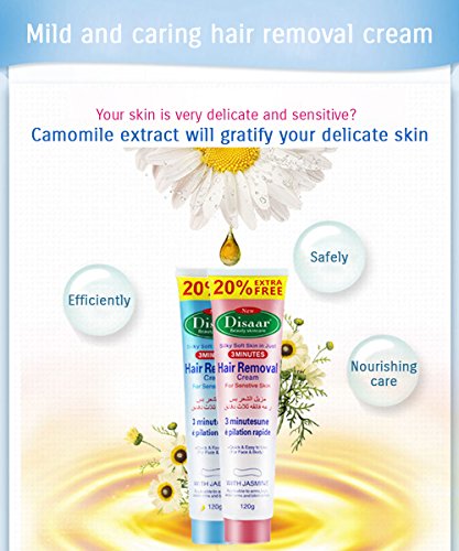DISAAR Hair Removal Inhibitor Depilatory Cream Best Permanent Speedy Stop 120g