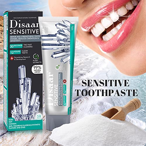 DISAAR BEAUTY Natural Toothpaste Sensitive Repair Strengthens Tooth Enamel Reduces Oxidation Sensitivity Fast Cleaning Teeth 100g/3.52oz