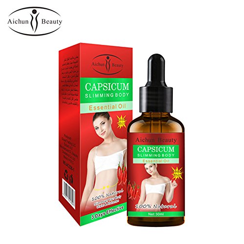 AICHUN BEAUTY CAPSICUM Slimming Body Essential Oil 100% Natural 3 Day Effective 30ml