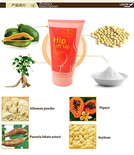 Aichun Beauty Herbal Extract Hip Lift Up Bigger Buttock Firm Massage Cream 150ml