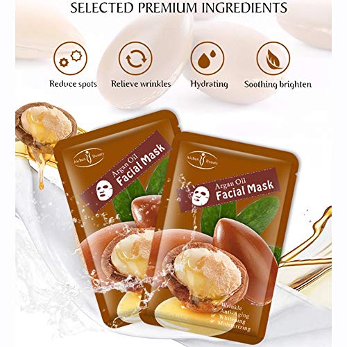 AICHUN BEAUTY Facial Mask Repair Essence Anti-Acne Refreshing Relieve Wrinkles Long-Lasting Soothing Face Skin Care Hydrating Moisturizing 10pcs
