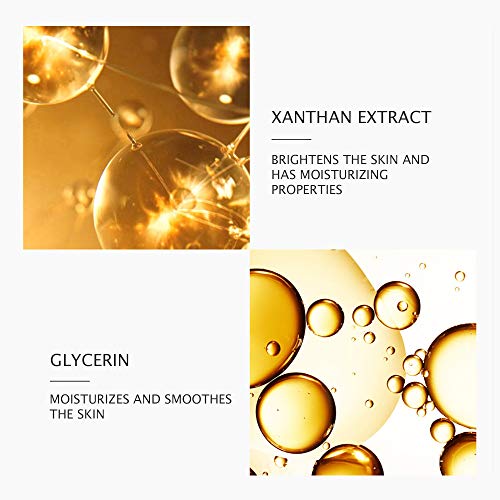 JOMTAM 24K Gold Luxury Essence Hydrating Moisturizing Sodium Hyaluronate Repair Nourishing Elastic Body Lotion Glycerin 15ML