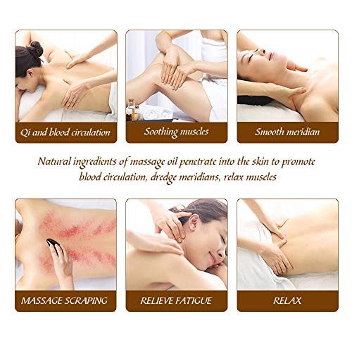 DISAAR BEAUTY Face Body Massage Nourishing Pure Organic Morocco Argan Tree Vitamin E Lavender Jojoba Almond Oil Moisturizing Firming Relieve Fatigue 240ml