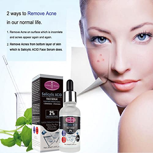 AICHUN BEAUTY Face Serum 2% Salicylic Acid Exfoliation Anti-Acne Facial Smooth Essence 30ml/1.01Fl Oz