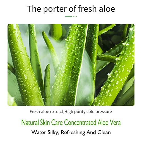 DISAAR Beauty 92% Aloe Vera Moisturizing Gel Soothing Primer Repair Acne Spots Prevents Rough Skin 300ml/10.43fl.oz