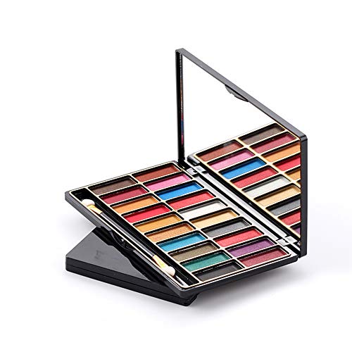 DISAAR Beauty Shiny 20 Color Wet Eye Shadow Palette Makeup Glitter 3D Gold Talcum Powder Waterproof Advanced Nano Technology Long-Lasting Effect 27g