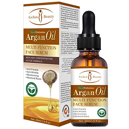 AICHUN BEAUTY Argan Castor Jojoba Tea Tree Oil Multi Function Face Serum Natural Repair Moisturizing Blemish 30ml