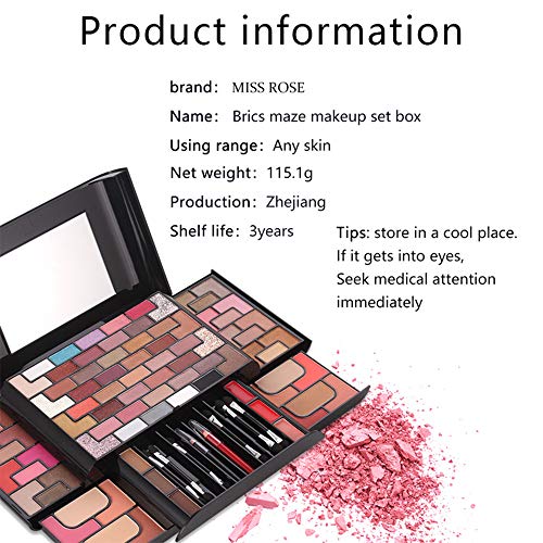 DISAAR BEAUTY 68 Color Eye Shadow Delicate Makeup Waterproof Glitter Gold Powder Palette Sets Chameleon Tablets Women Pearlescent Cosmetic Box Base Cream