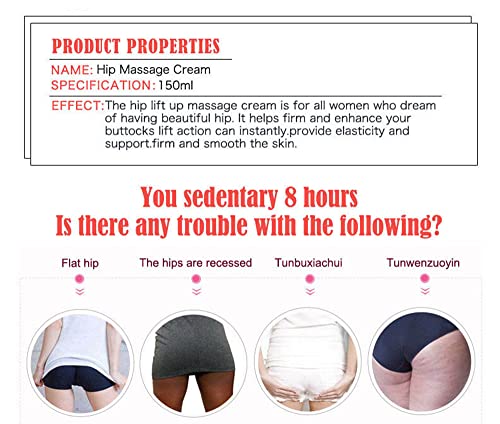 Aichun Beauty Herbal Extract Hip Lift Up Bigger Buttock Firm Massage Cream 150ml