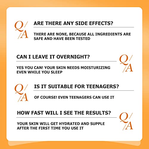 BIOAQUA Vitamin C Moisturizing Face Essence Cream Facial Cleansing Smoothing Oily Dry Skin Acne Repair 50g 1.76oz