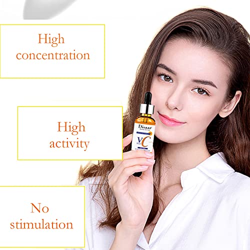 DISAAR BEAUTY Orange Vitamin C Facial Serum Hyaluronic Acid Moisturizing Repair Skin Restore Hydration 30ml/1.01fl.oz